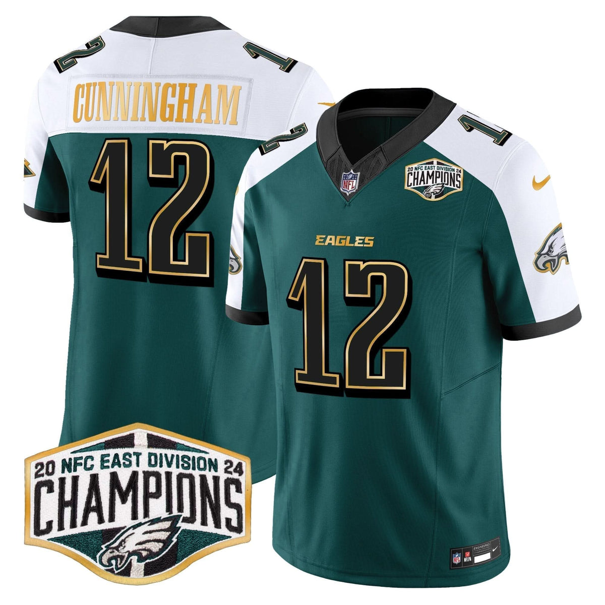 PHI 2024 NFC East Division Champions Gold Trim Vapor Limited Jersey - image 75