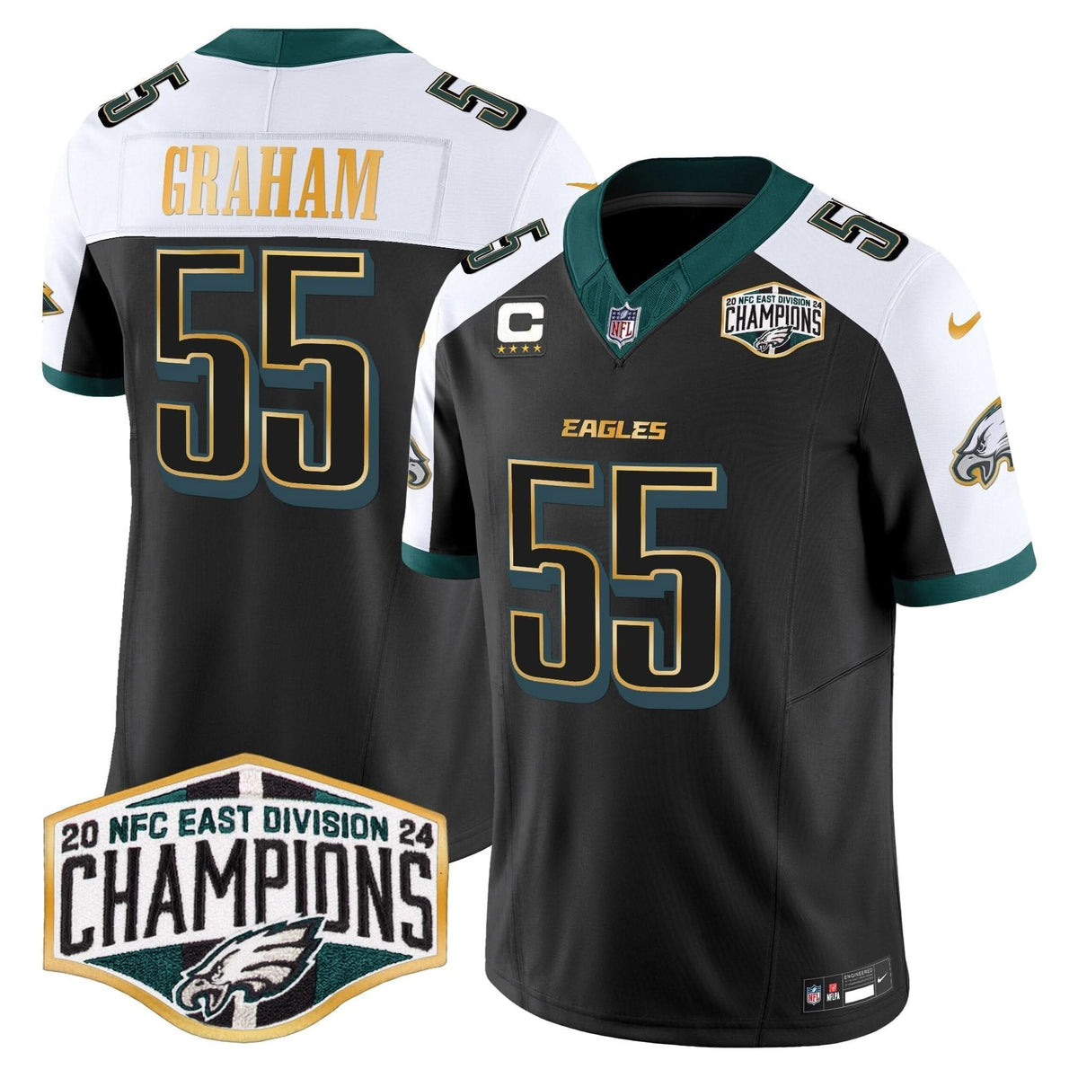 PHI 2024 NFC East Division Champions Gold Trim Vapor Limited Jersey - image 87