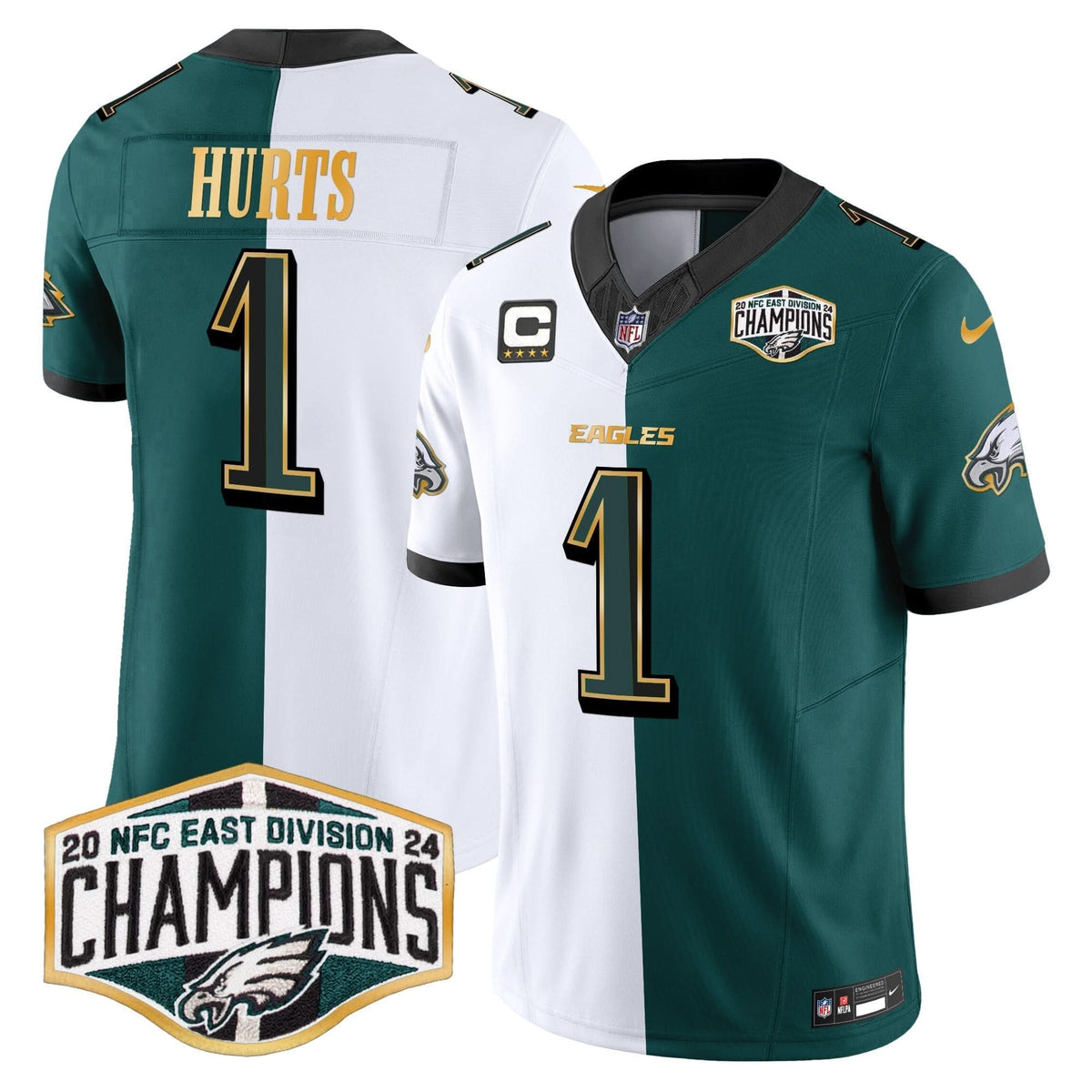 PHI 2024 NFC East Division Champions Gold Trim Vapor Limited Jersey - image 43