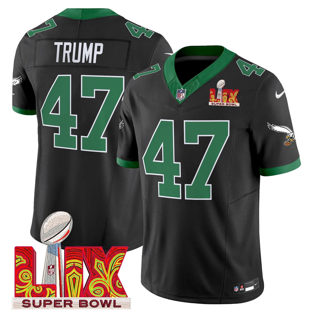 PE Kelly Green Super Bowl LIX Patch Vapor Limited Jersey - image 40