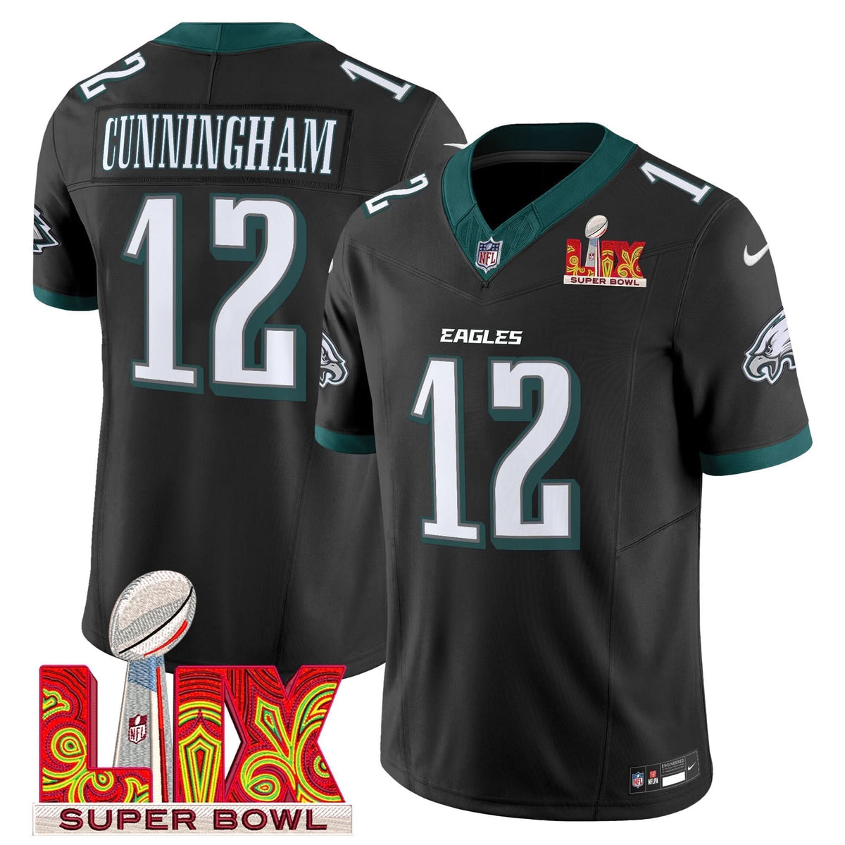 PE Super Bowl LIX Patch Vapor Limited Jersey - image 22
