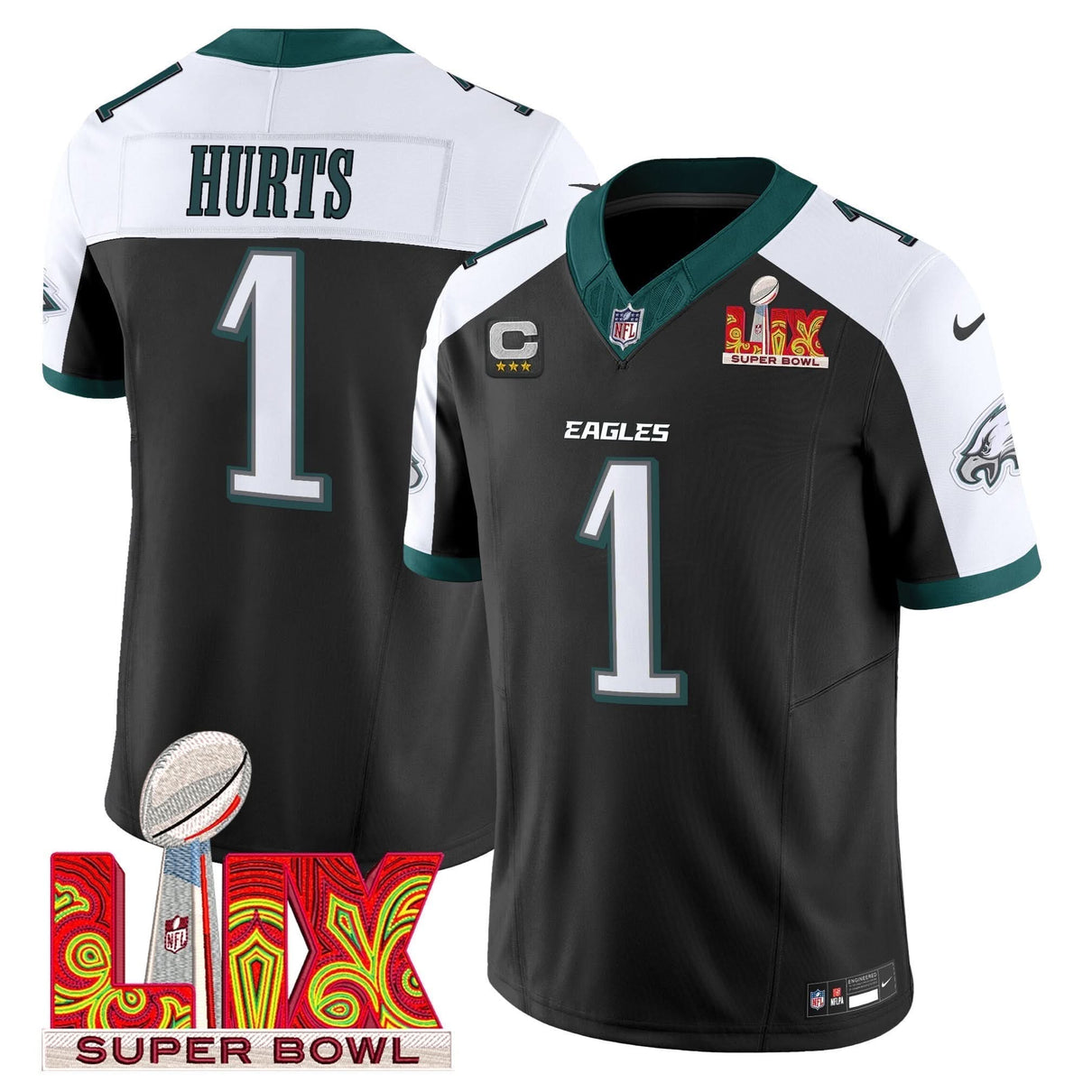 PE Super Bowl LIX Patch Vapor Limited Jersey - image 35