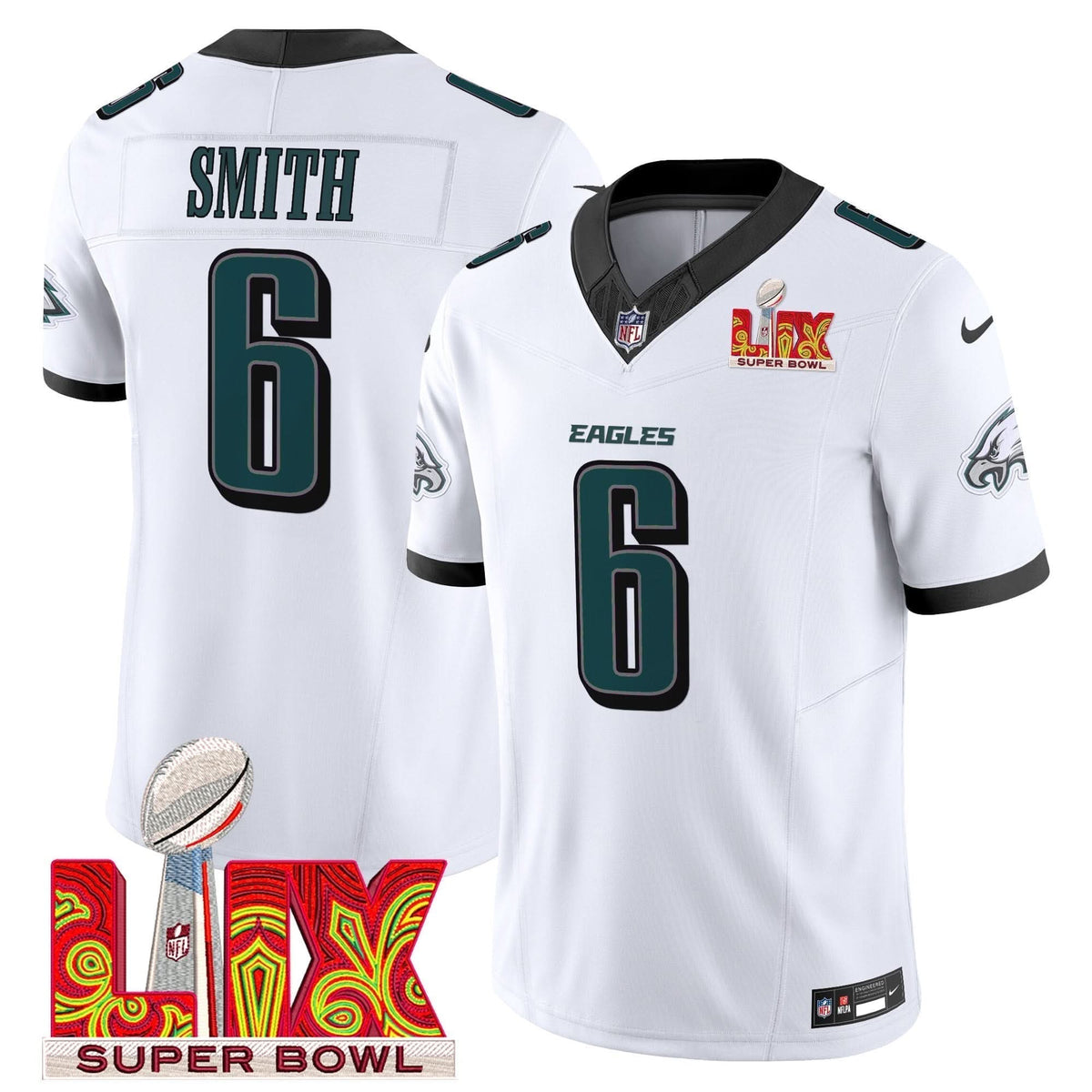 PE Super Bowl LIX Patch Vapor Limited Jersey - image 13