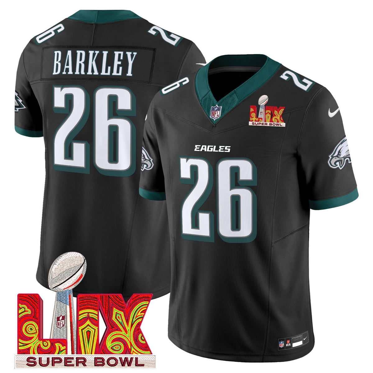 PE Super Bowl LIX Patch Vapor Limited Jersey - image 17