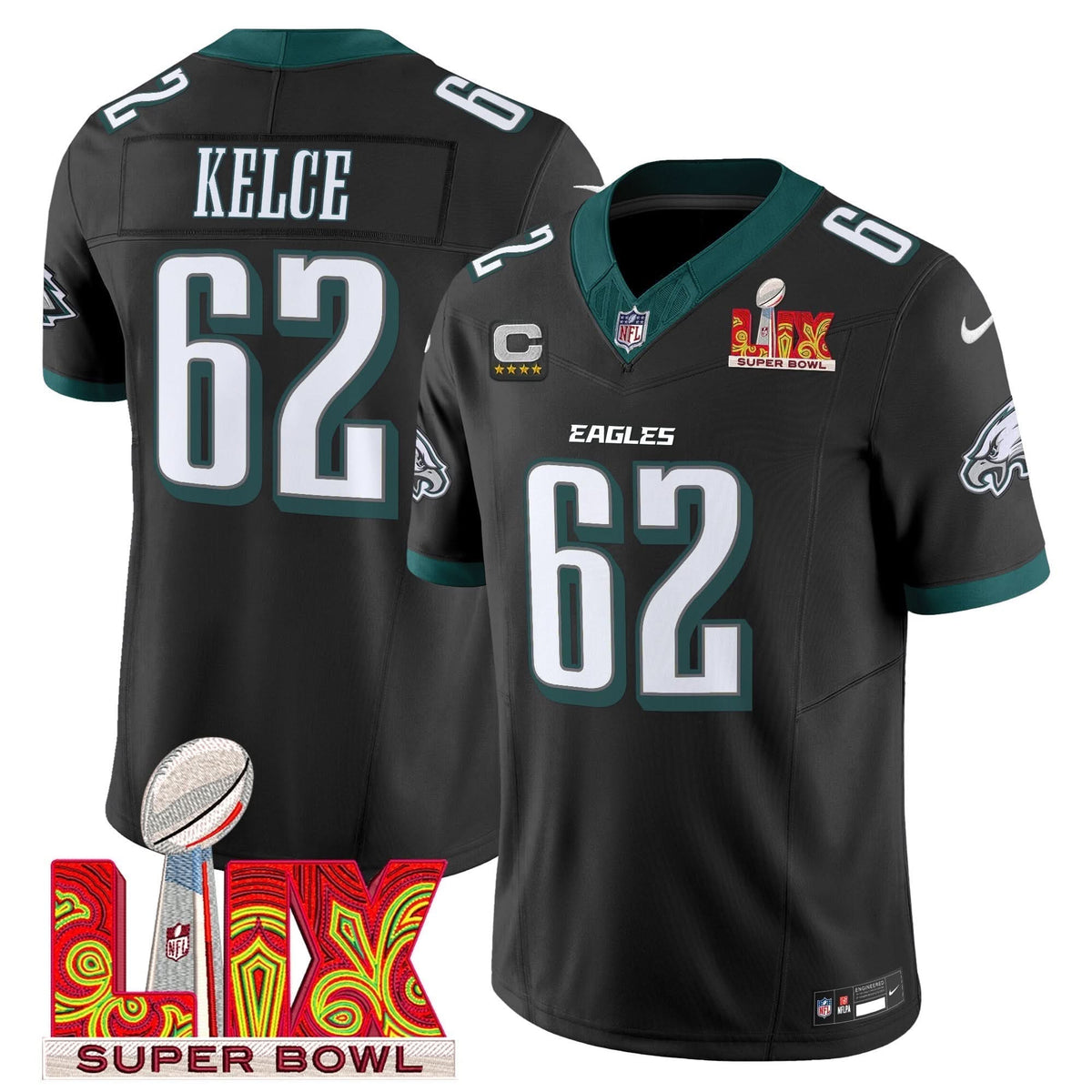 PE Super Bowl LIX Patch Vapor Limited Jersey - image 20