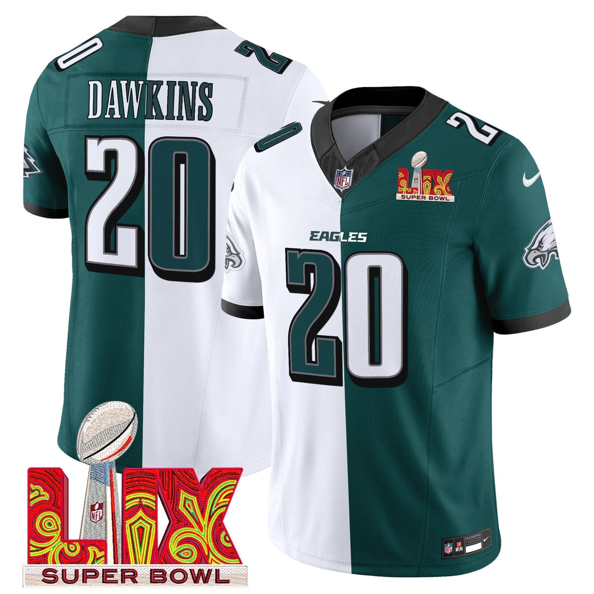 PE Super Bowl LIX Patch Vapor Limited Jersey - image 48