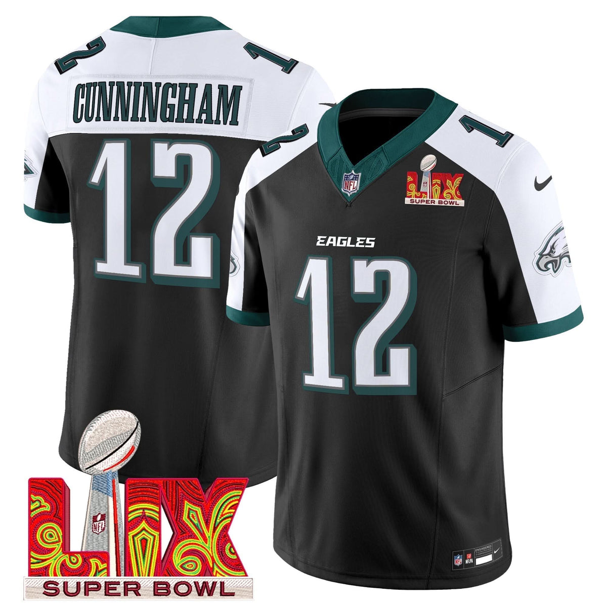 PE Super Bowl LIX Patch Vapor Limited Jersey - image 38