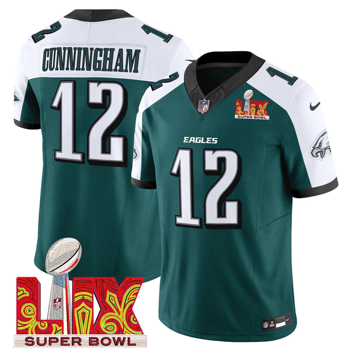 PE Super Bowl LIX Patch Vapor Limited Jersey - image 30