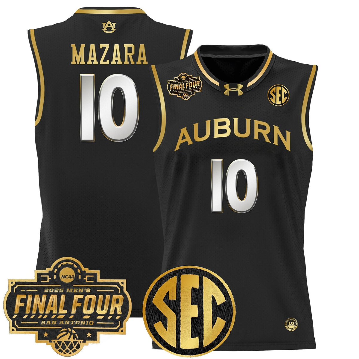AUB 2025 Final Four Patch Lightweight Basketball Jersey - Stitched - image 35