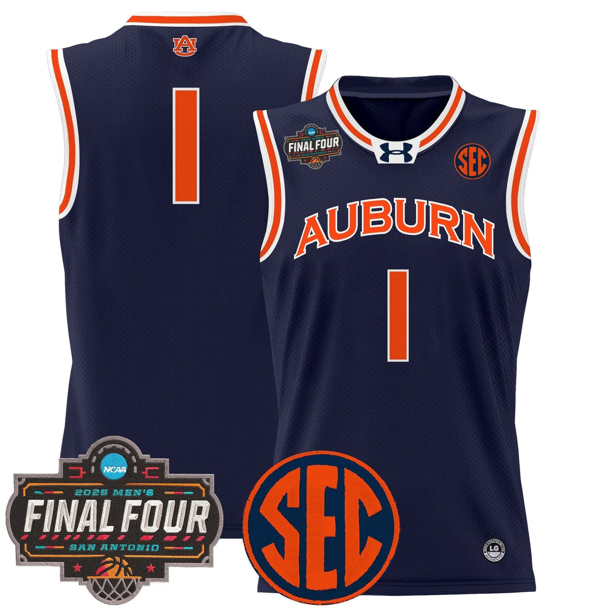 AUB 2025 Final Four Patch Lightweight Basketball Jersey - Stitched - image 16