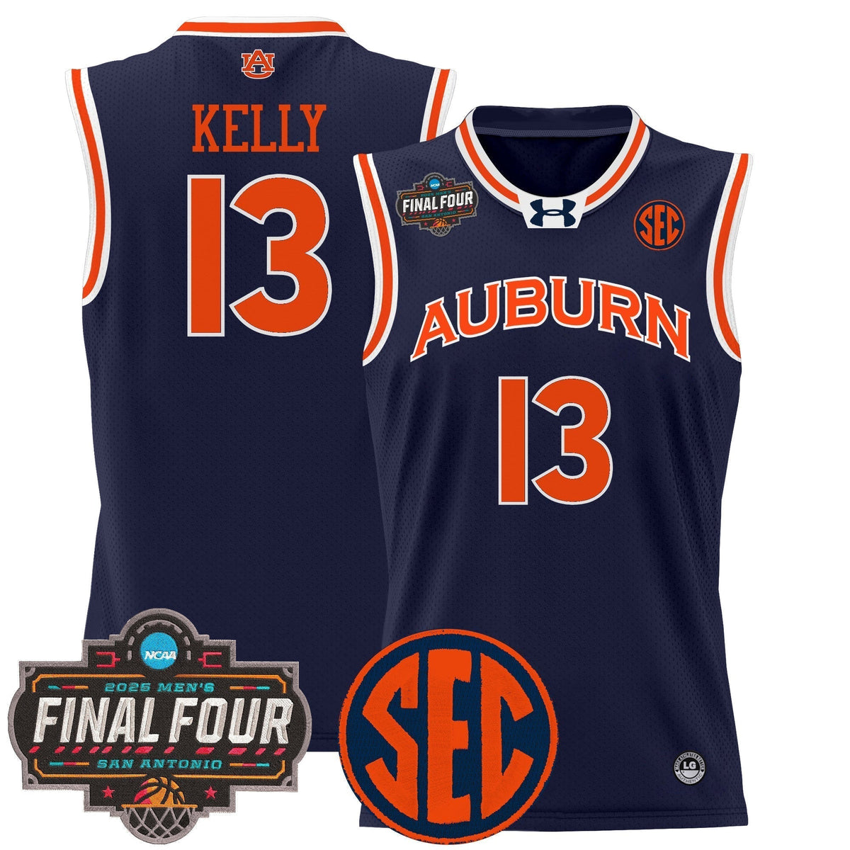 AUB 2025 Final Four Patch Lightweight Basketball Jersey - Stitched - image 12