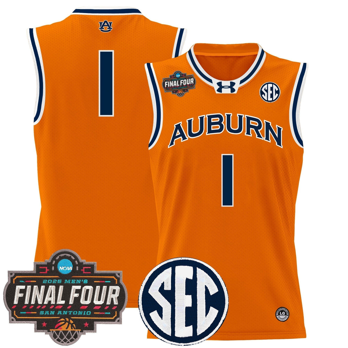 AUB 2025 Final Four Patch Lightweight Basketball Jersey - Stitched - image 24