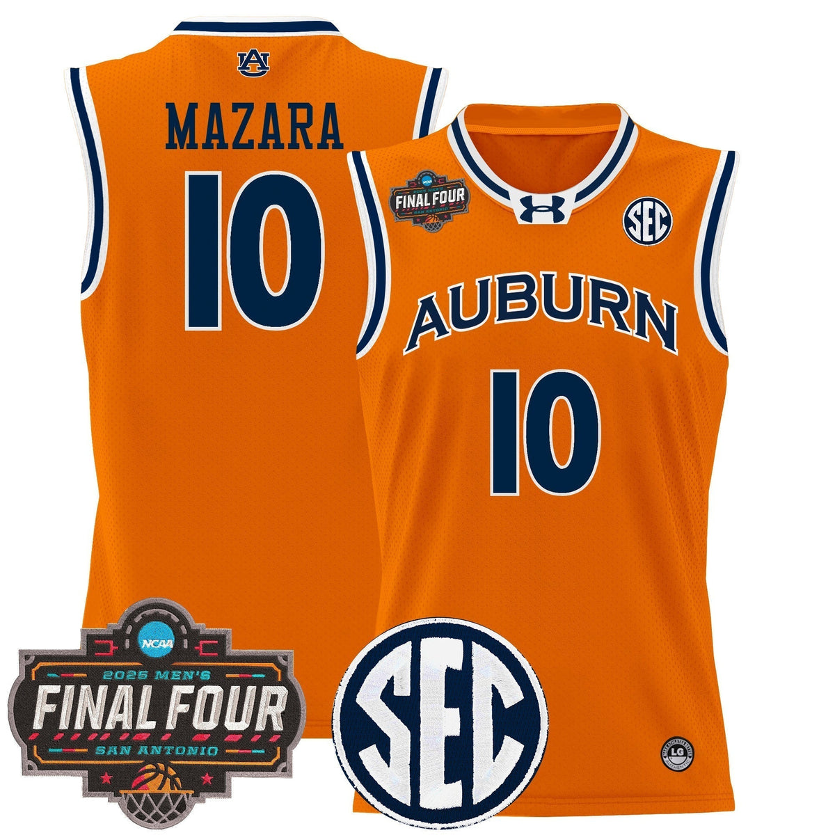 AUB 2025 Final Four Patch Lightweight Basketball Jersey - Stitched - image 19