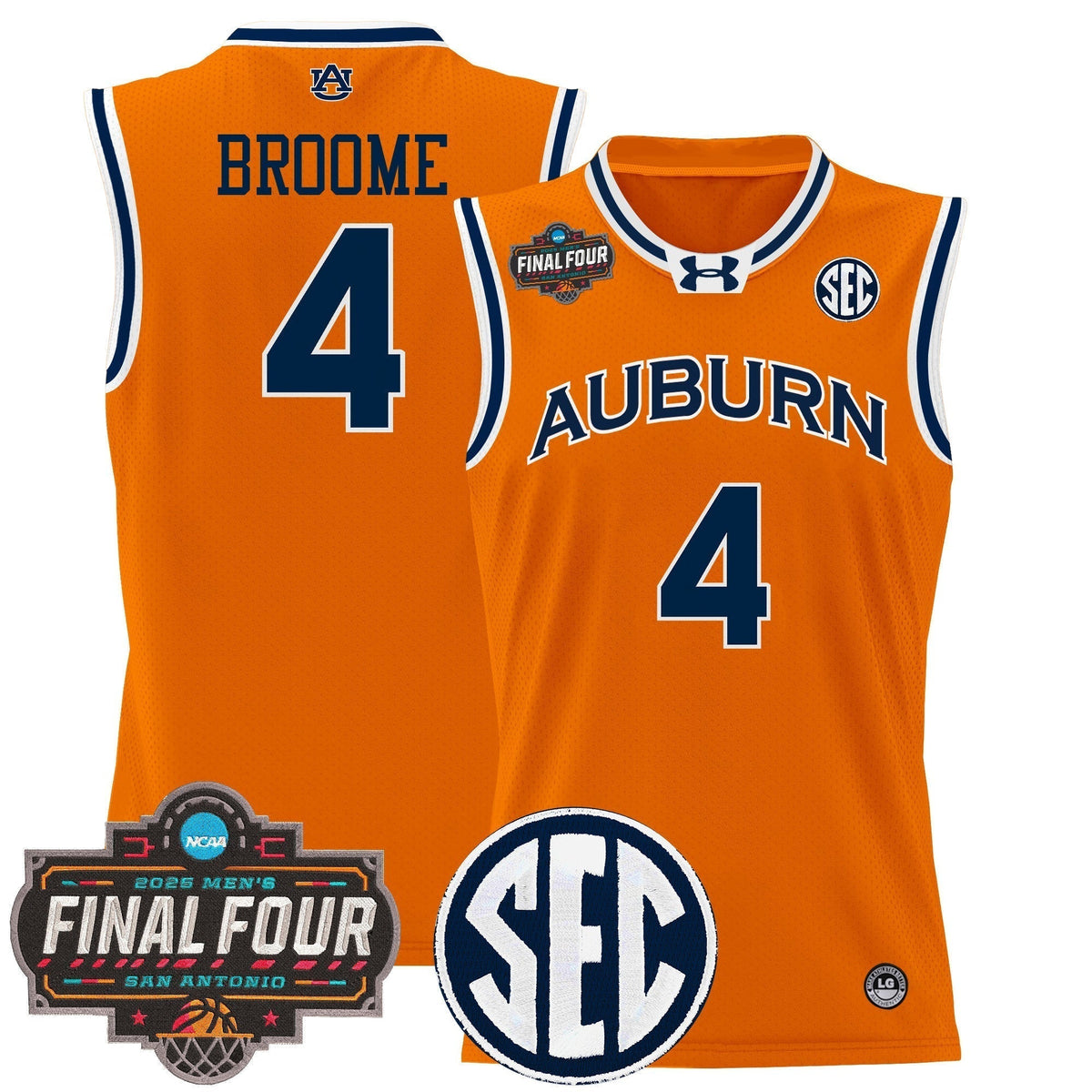 AUB 2025 Final Four Patch Lightweight Basketball Jersey - Stitched - image 17