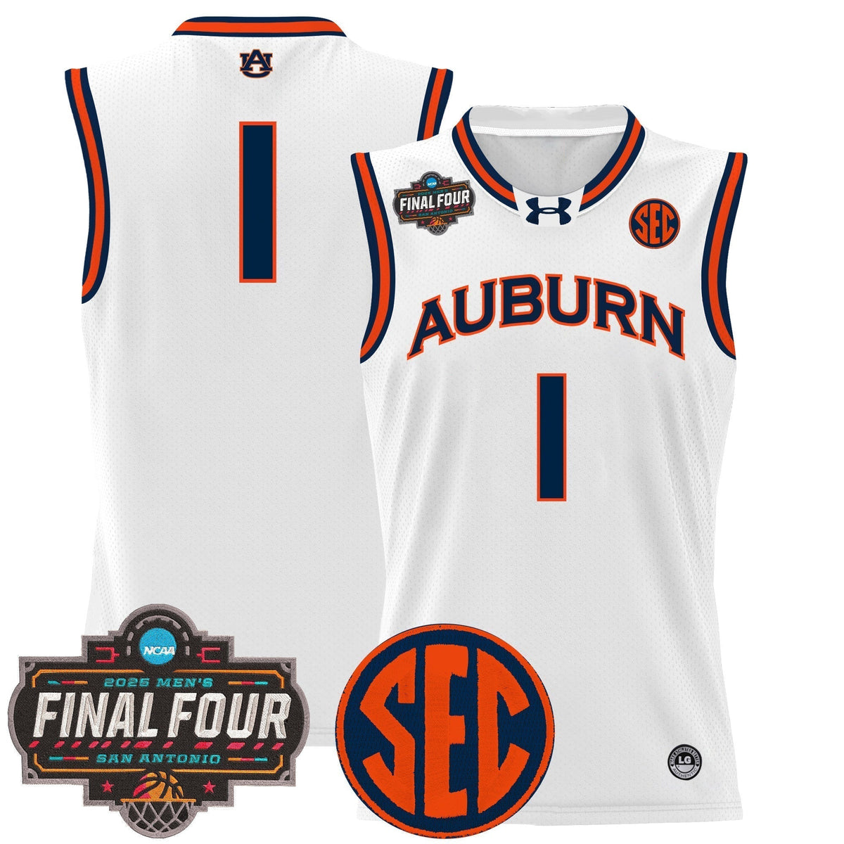 AUB 2025 Final Four Patch Lightweight Basketball Jersey - Stitched - image 8