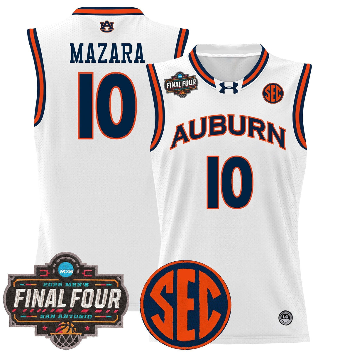 AUB 2025 Final Four Patch Lightweight Basketball Jersey - Stitched - image 3