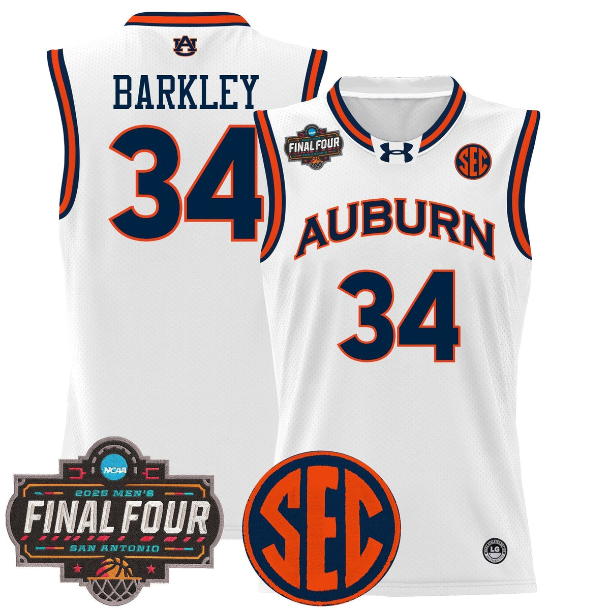 AUB 2025 Final Four Patch Lightweight Basketball Jersey - Stitched - image 5