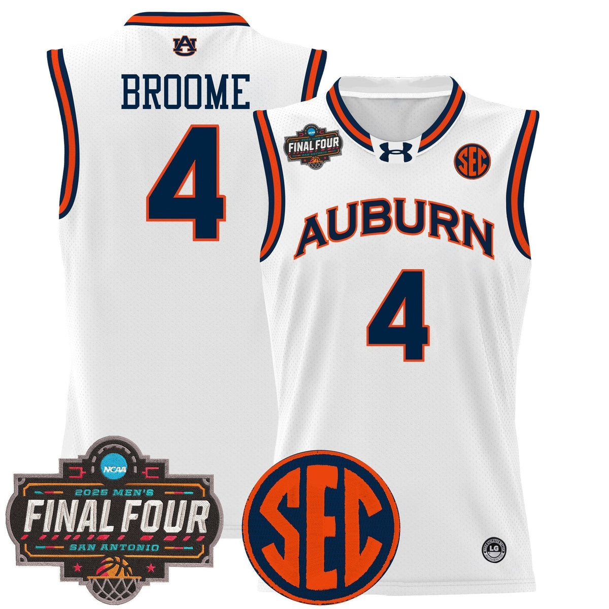 AUB 2025 Final Four Patch Lightweight Basketball Jersey - Stitched - image 1