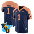 Men's West Virginia Mountaineers 1965-2025 Throwback Jersey - All Stitched - image 1
