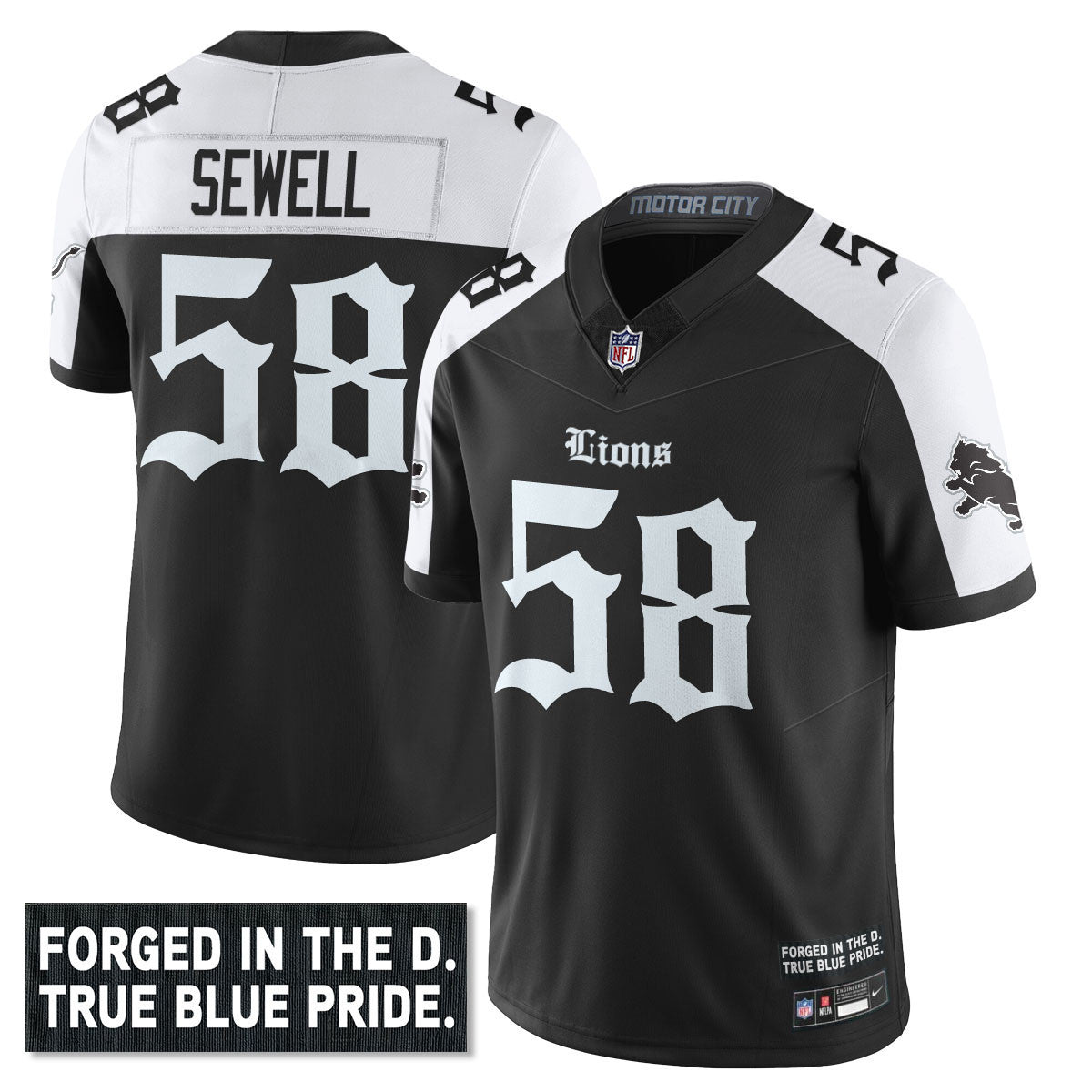 DET 'Gothic Motor City Edition' Vapor Limited Jersey - image 32