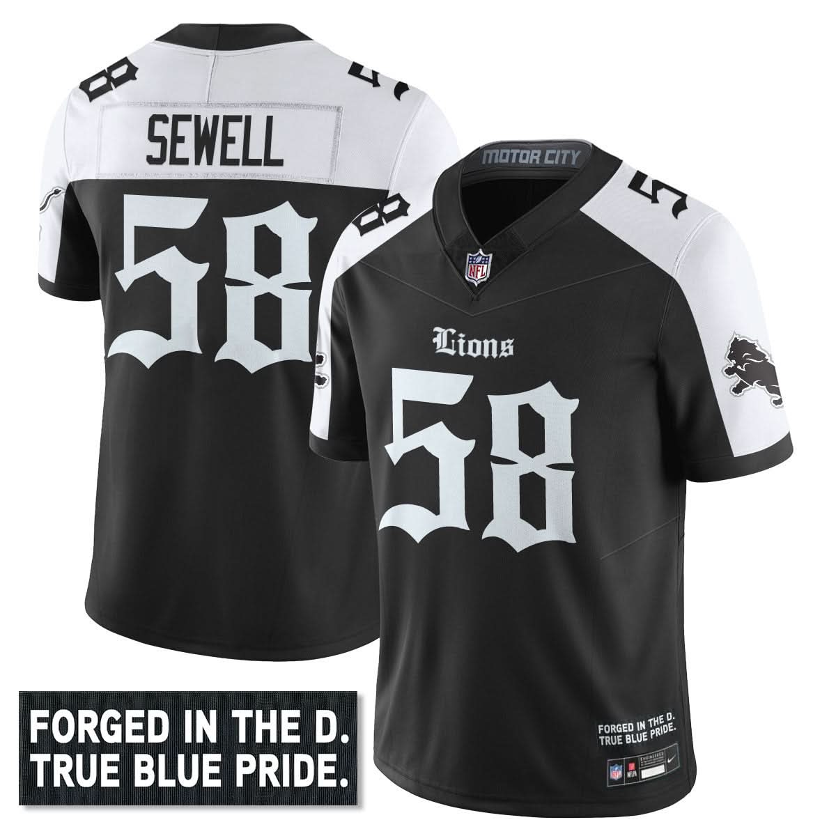 DET 'Gothic Motor City Edition' Vapor Limited Jersey - image 11