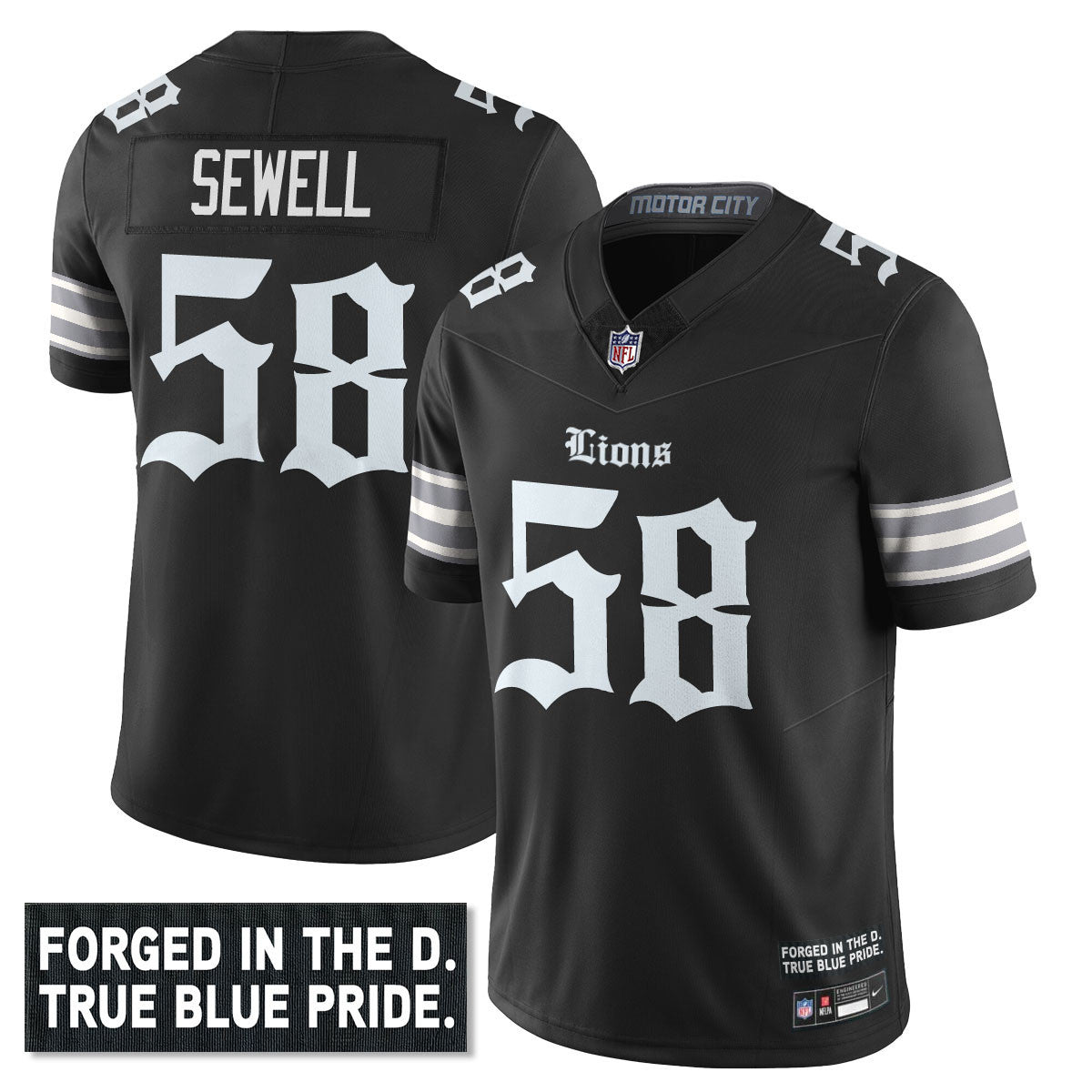 DET 'Gothic Motor City Edition' Vapor Limited Jersey - image 25