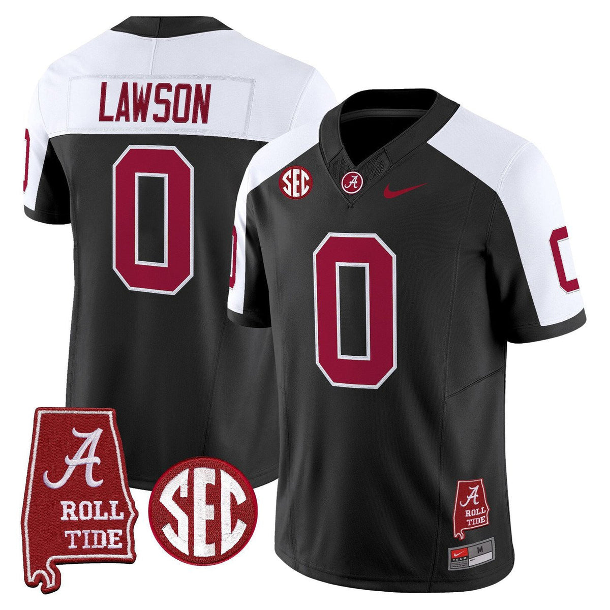 Women's Alabama Crimson Tide Throwback Vapor Limited Jersey - Alabama Map - All Stitched - image 22