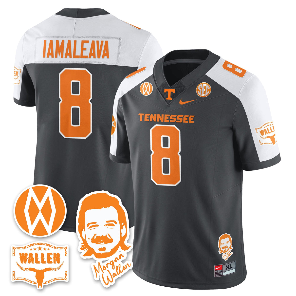Women's Tennessee Volunteers Morgan Wallen 2025 Jersey - All Stitched - image 17