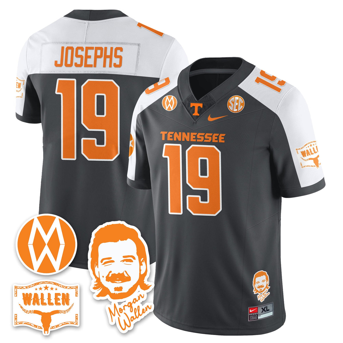 Women's Tennessee Volunteers Morgan Wallen 2025 Jersey - All Stitched - image 18
