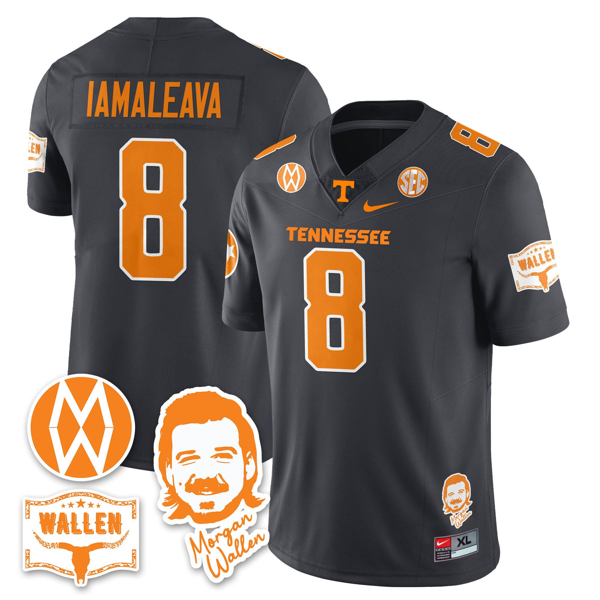 Women's Tennessee Volunteers Morgan Wallen 2025 Jersey - All Stitched - image 24