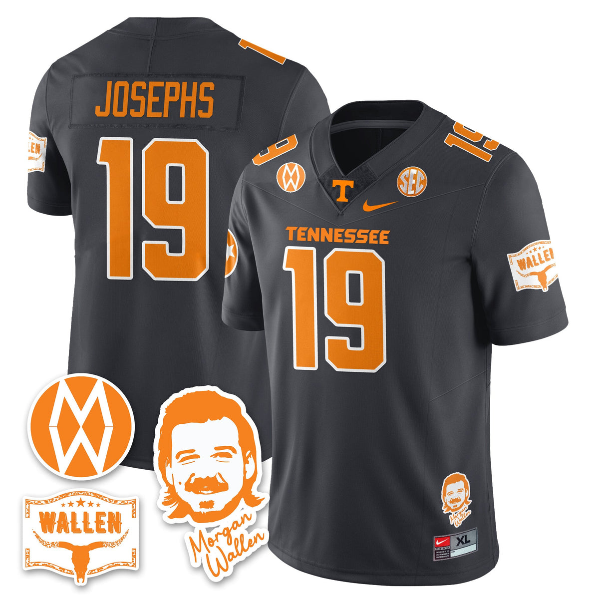 Women's Tennessee Volunteers Morgan Wallen 2025 Jersey - All Stitched - image 25