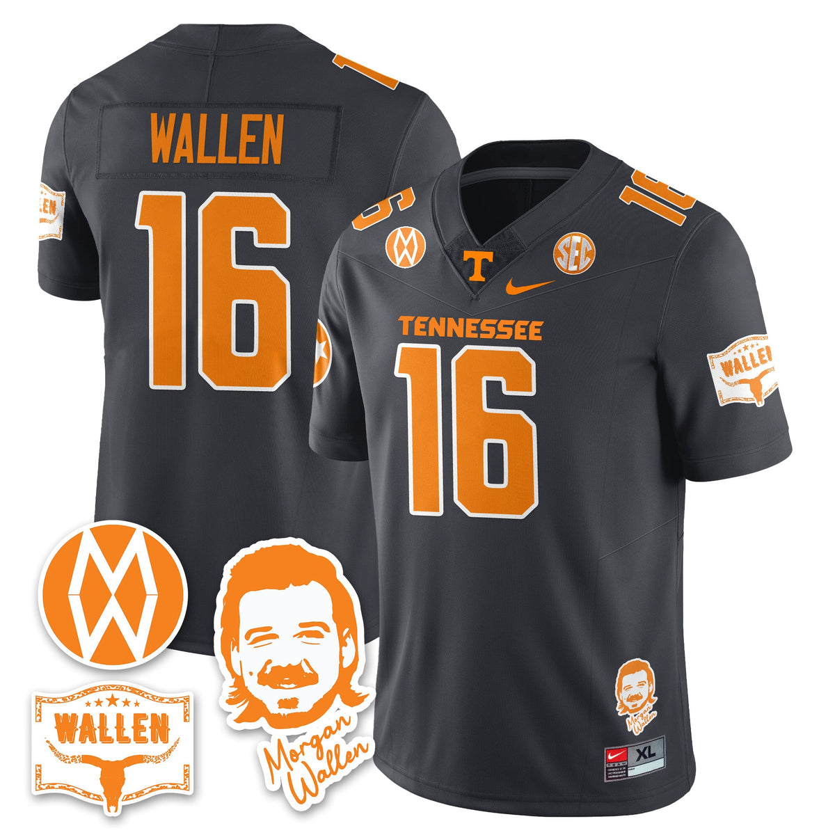 Women's Tennessee Volunteers Morgan Wallen 2025 Jersey - All Stitched - image 27