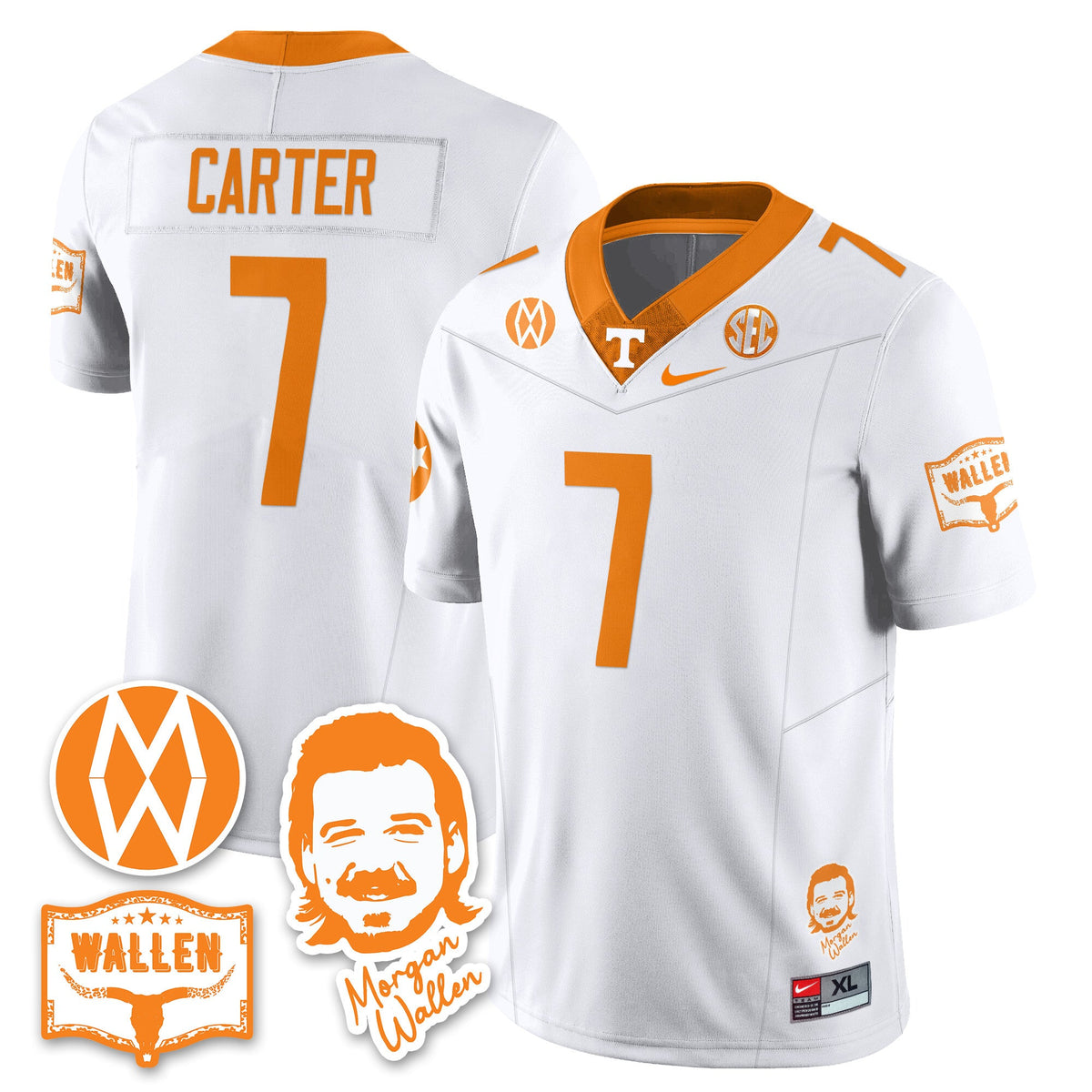 Women's Tennessee Volunteers Morgan Wallen 2025 Jersey - All Stitched - image 43
