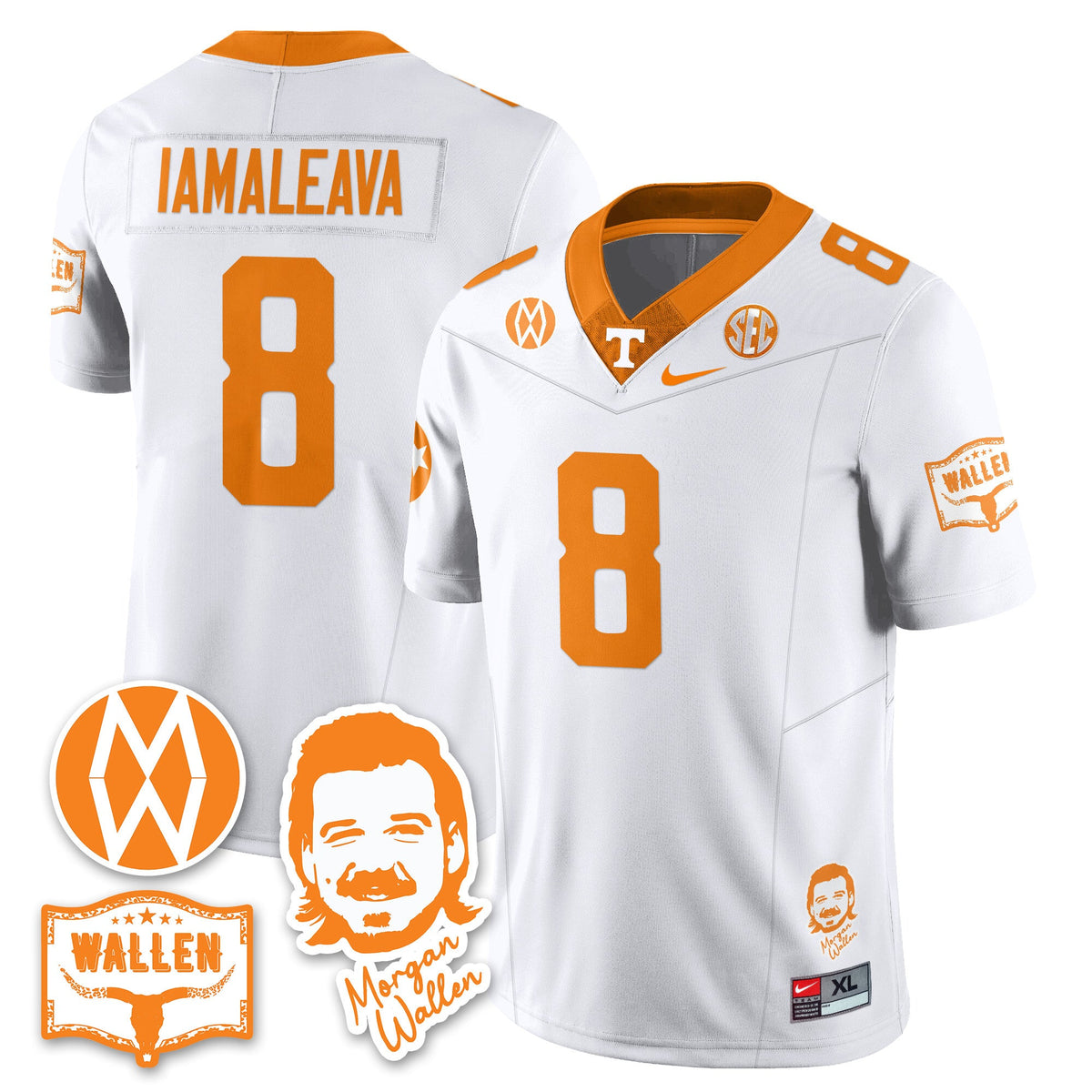 Women's Tennessee Volunteers Morgan Wallen 2025 Jersey - All Stitched - image 45