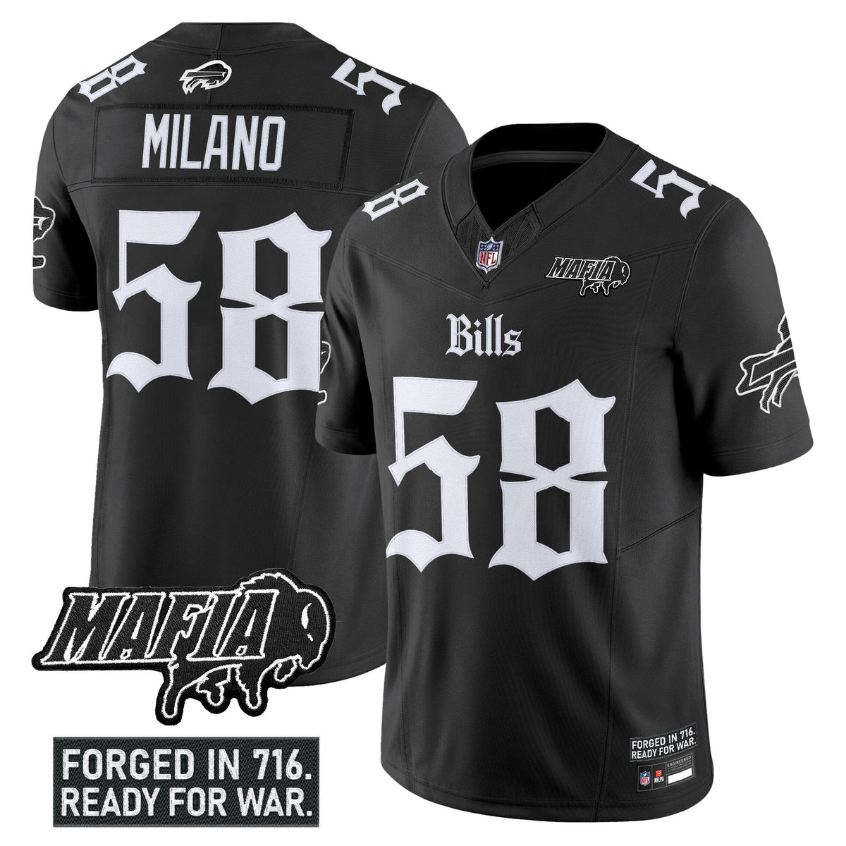 BUF 'Gothic Cold Front Edition' Vapor Limited Jersey V2 - image 5