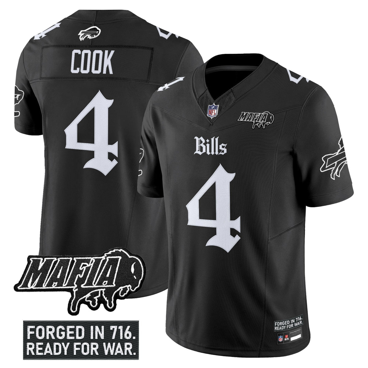 BUF 'Gothic Cold Front Edition' Vapor Limited Jersey V2 - image 3
