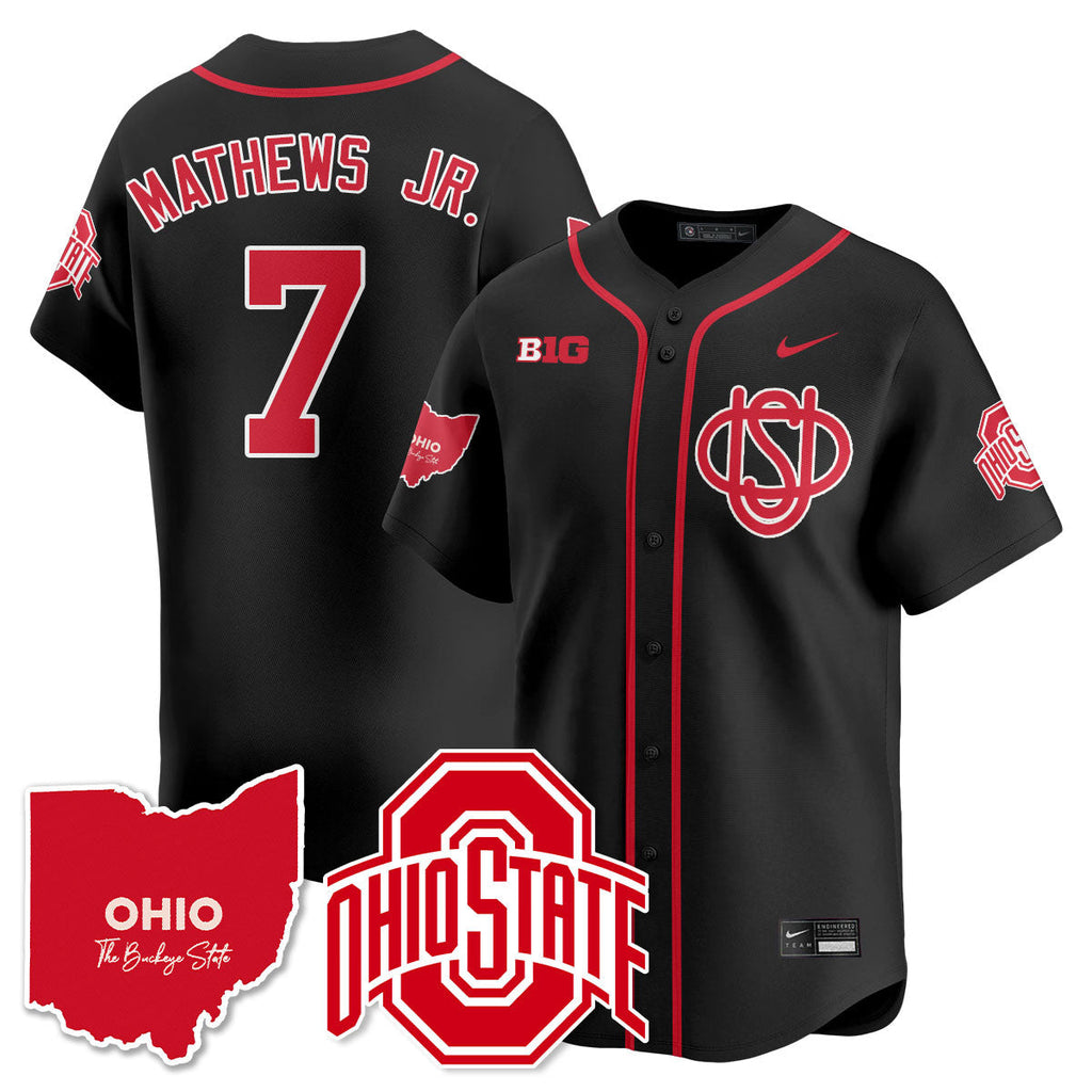 Men's Ohio State Buckeyes 2025 Wordmark Jersey - All Stitched - image 5