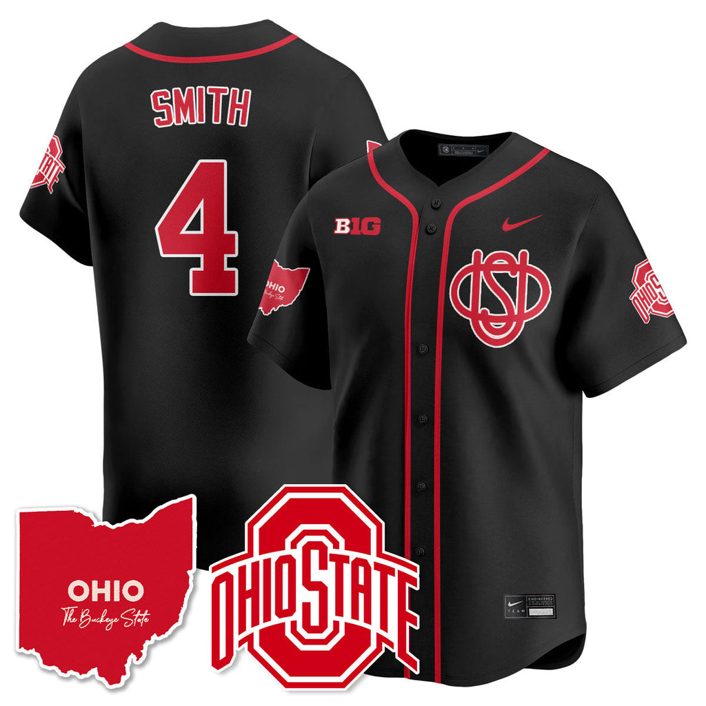 Men's Ohio State Buckeyes 2025 Wordmark Jersey - All Stitched - image 2