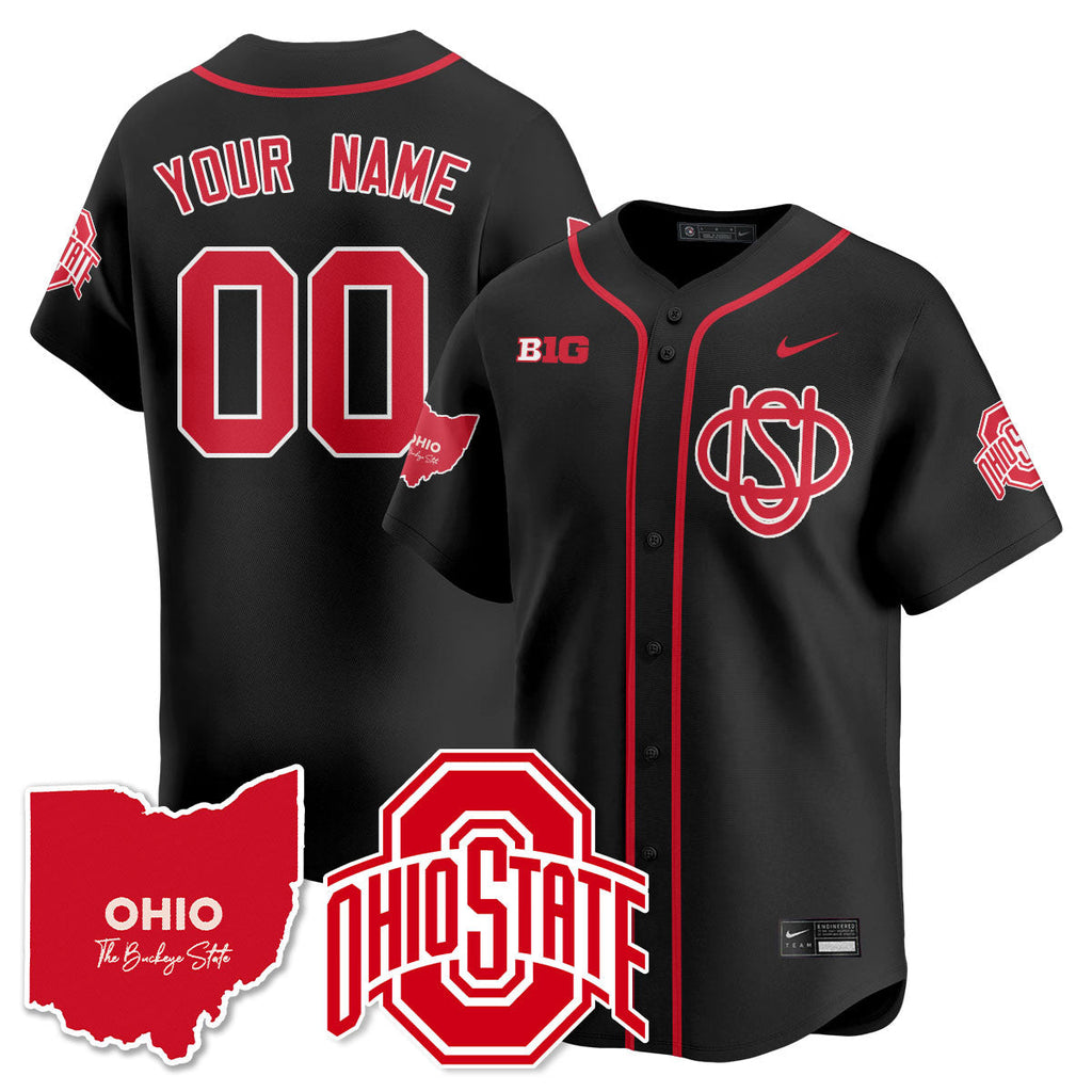 Men's Ohio State Buckeyes 2025 Wordmark Jersey - All Stitched - image 9