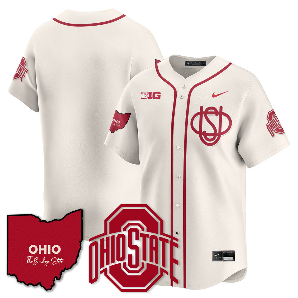 Men's Ohio State Buckeyes 2025 Wordmark Jersey - All Stitched - image 17