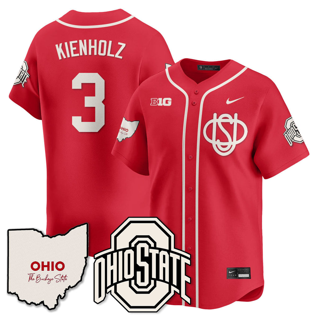 Men's Ohio State Buckeyes 2025 Wordmark Jersey - All Stitched - image 30