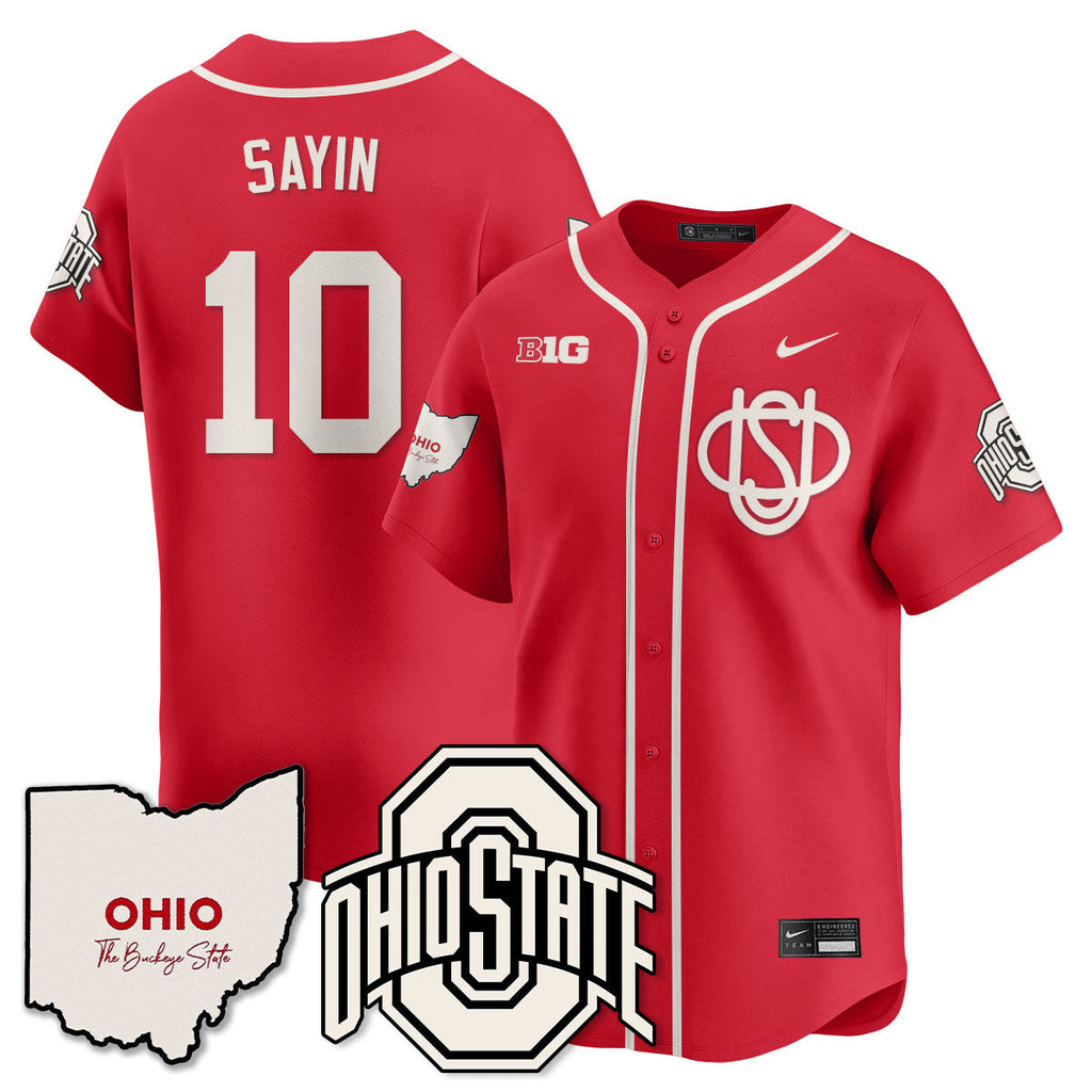 Men's Ohio State Buckeyes 2025 Wordmark Jersey - All Stitched - image 33
