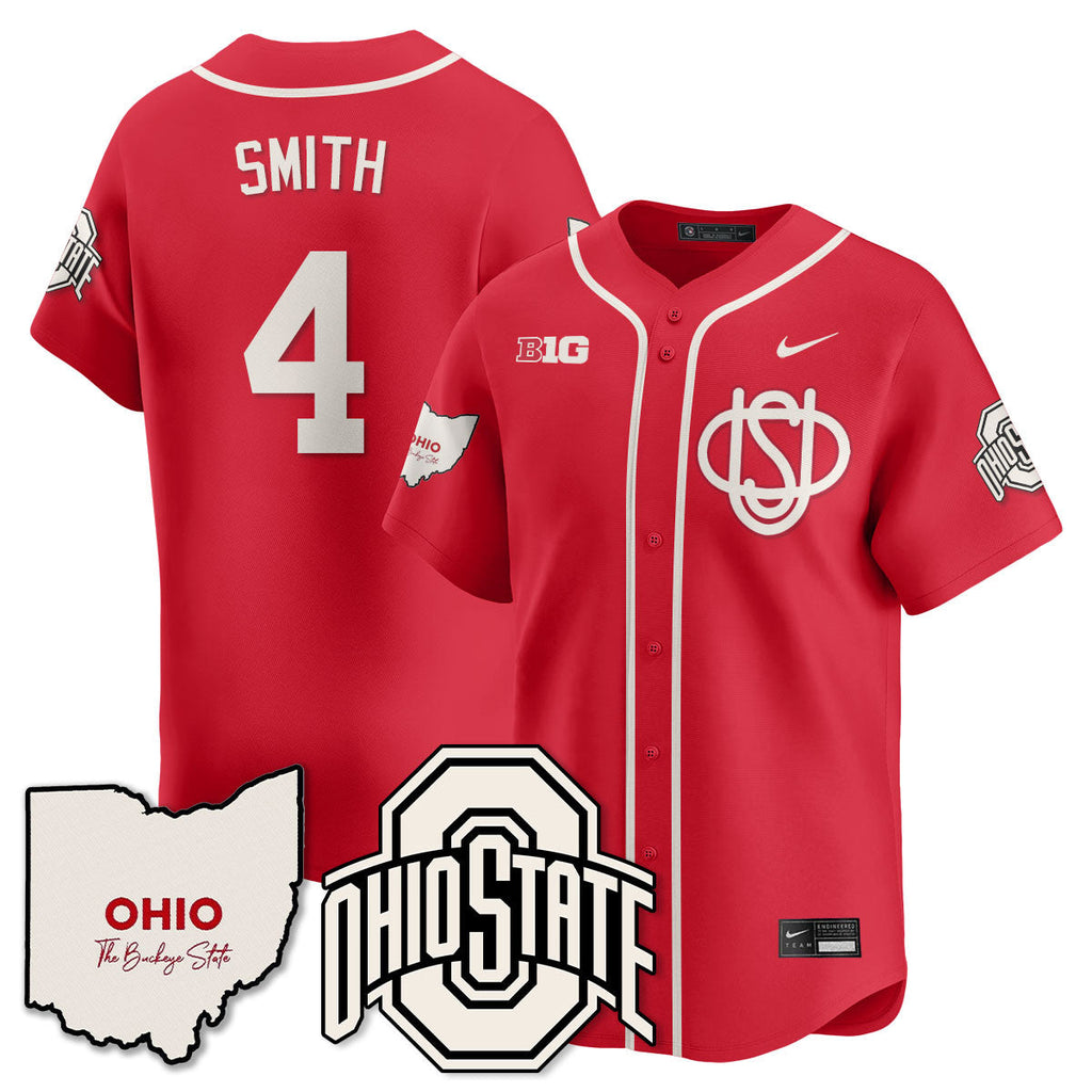 Men's Ohio State Buckeyes 2025 Wordmark Jersey - All Stitched - image 34