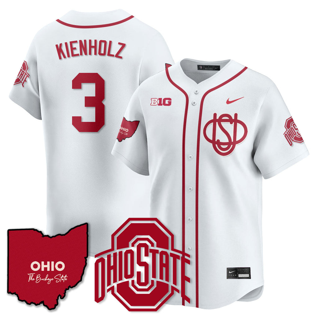 Men's Ohio State Buckeyes 2025 Wordmark Jersey - All Stitched - image 39