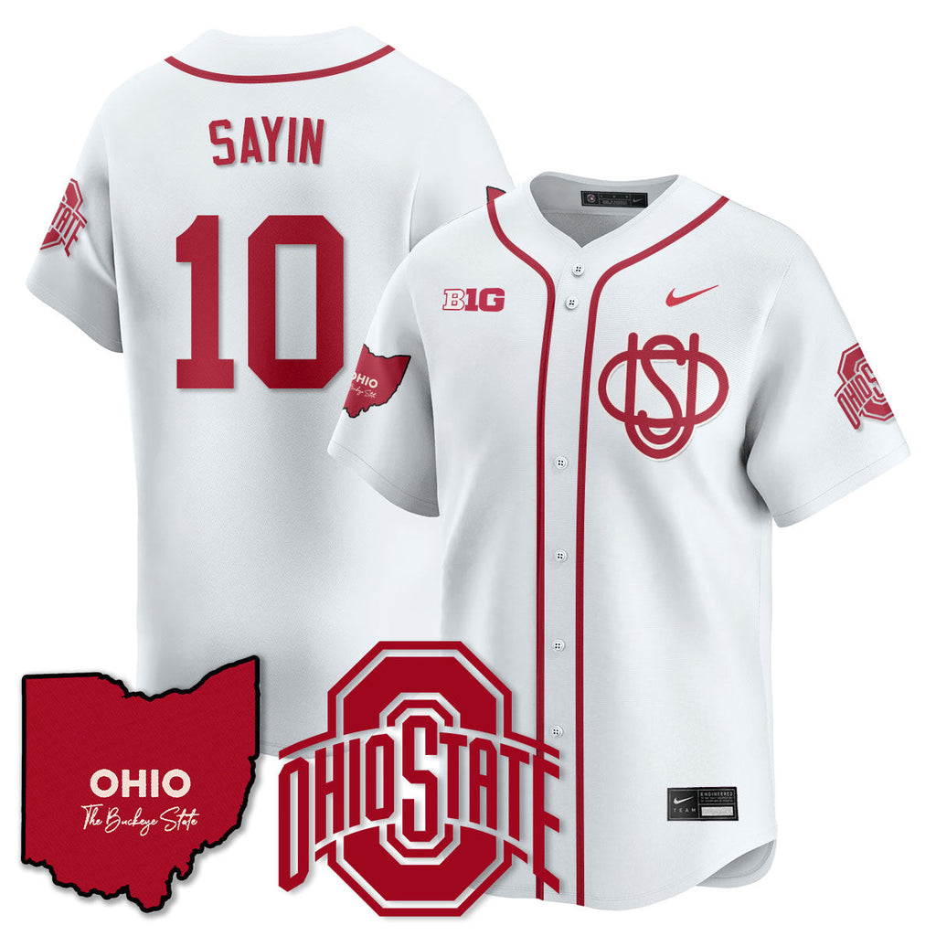 Men's Ohio State Buckeyes 2025 Wordmark Jersey - All Stitched - image 42
