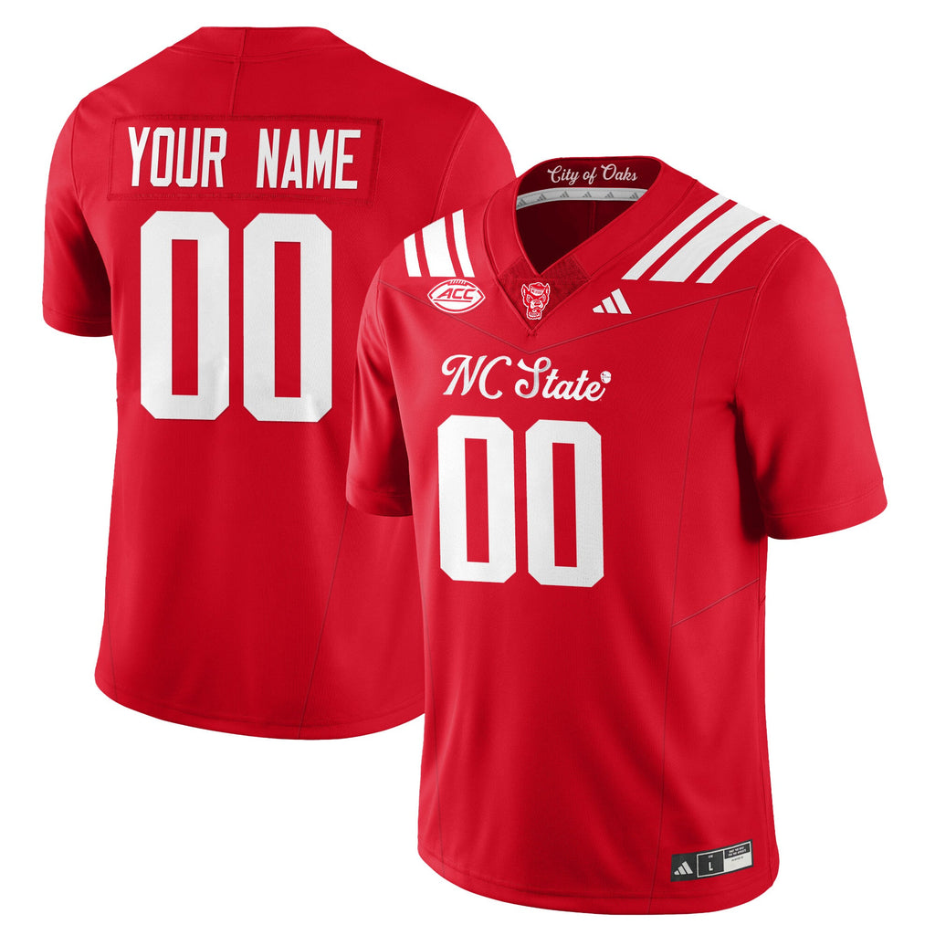 Men's NC State Wolfpack Football "City of Oaks" Jersey - All Stitched - image 12