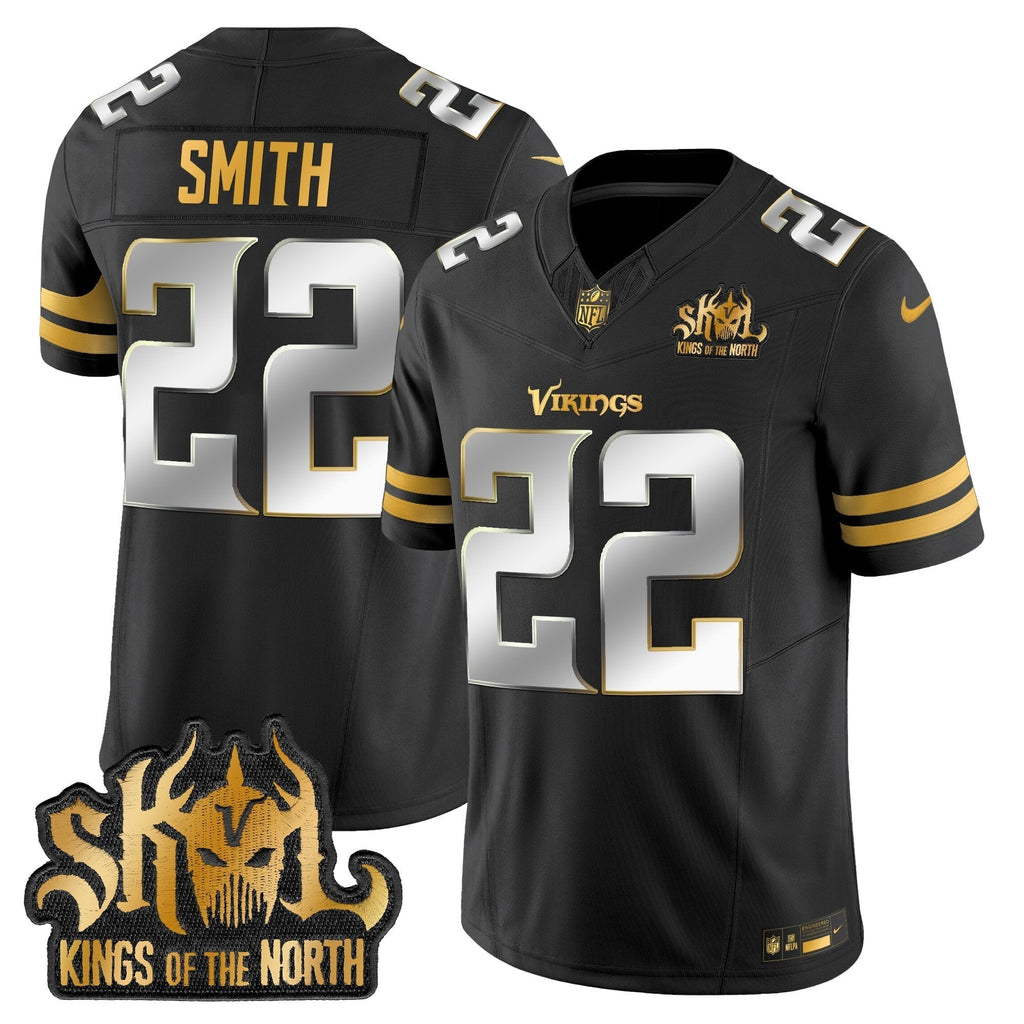 MIN 2025 Gold Vapor Limited Jersey - Kings Of The North Patch - image 34