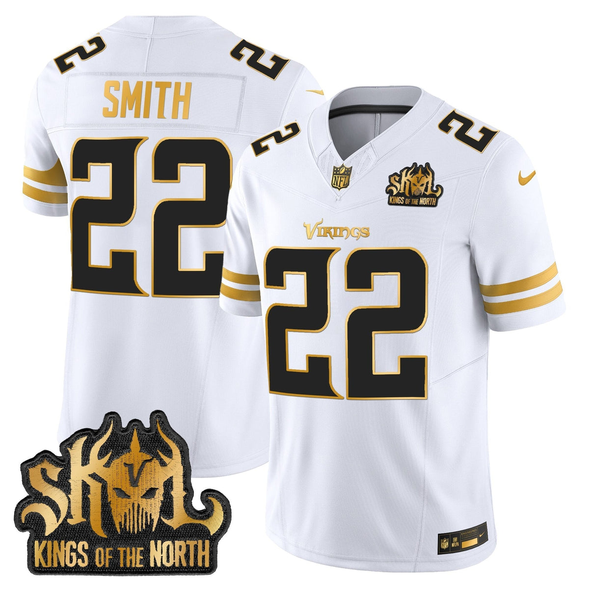 MIN 2025 Gold Vapor Limited Jersey - Kings Of The North Patch - image 16