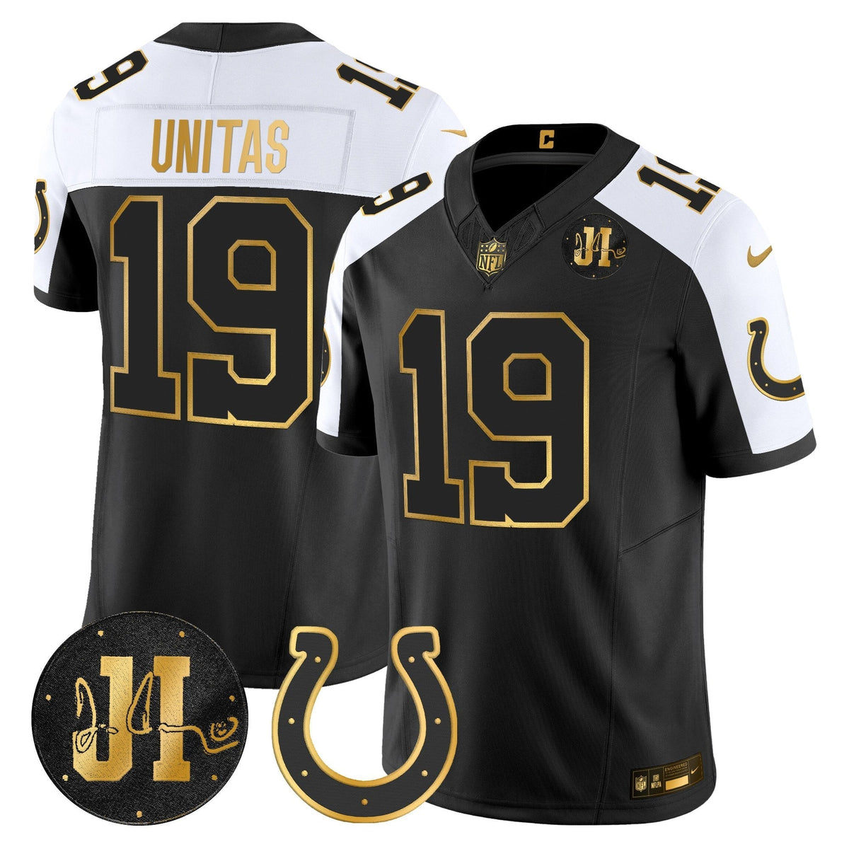 IND 2025 Jim Irsay Patch Gold Vapor Limited Jersey - image 39