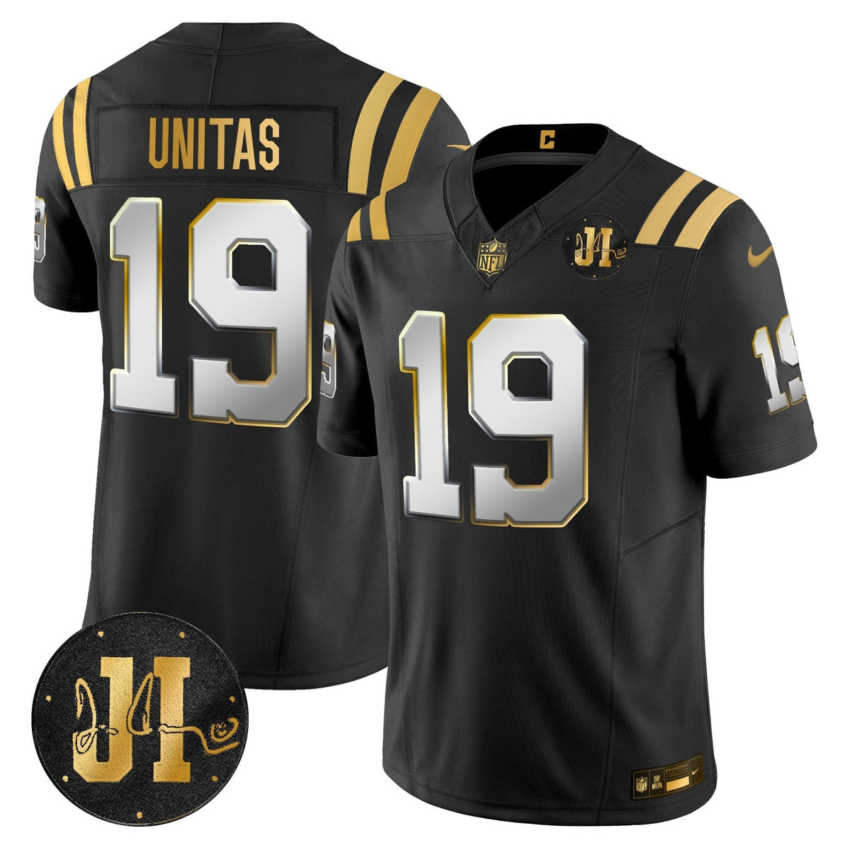 IND 2025 Jim Irsay Patch Gold Vapor Limited Jersey - image 29